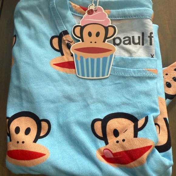 Paul Frank Tops - Cakeworthy new Paul Frank Light Blue Monkey shirt xl women’s